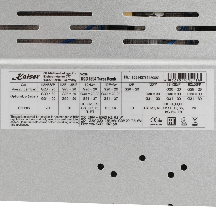Kaiser KCG 6394 Turbo Romb