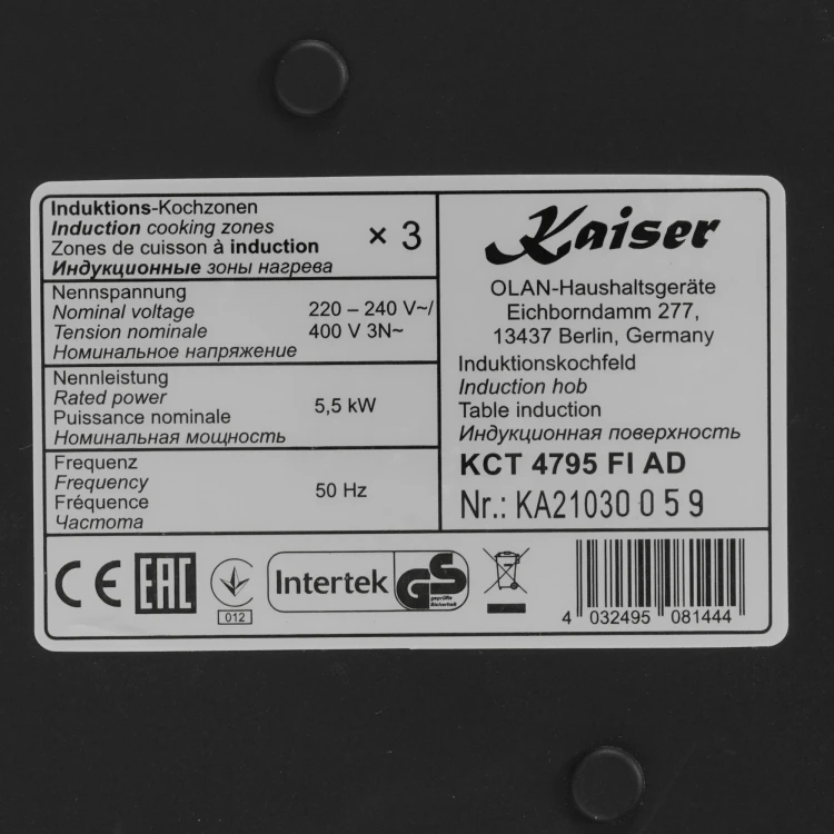 Kaiser KCT 4795 FI AD