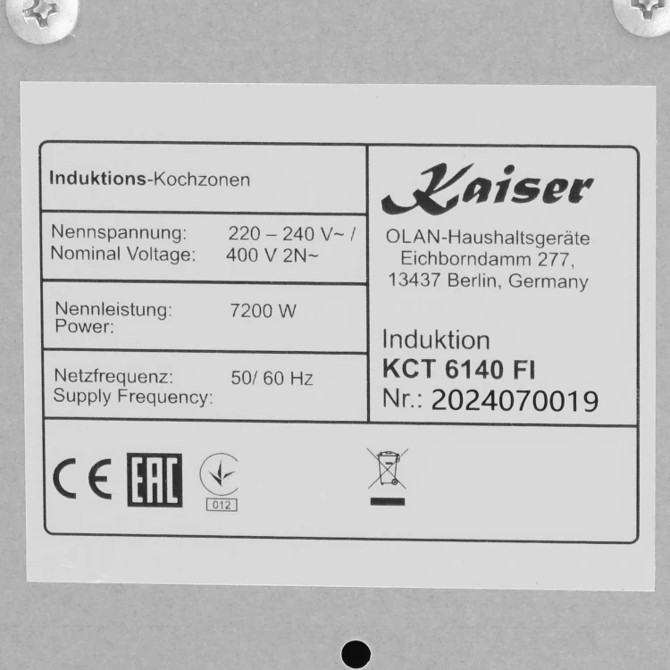 Kaiser KCT 6140 FI